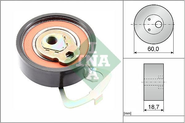 INA Натяжной Ролик, Ремень ГРМ 531033910 купить,NaN