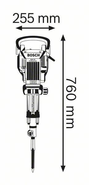 Отбойный молоток Bosch GSH 16-30 0611335100 синий купить,NaN