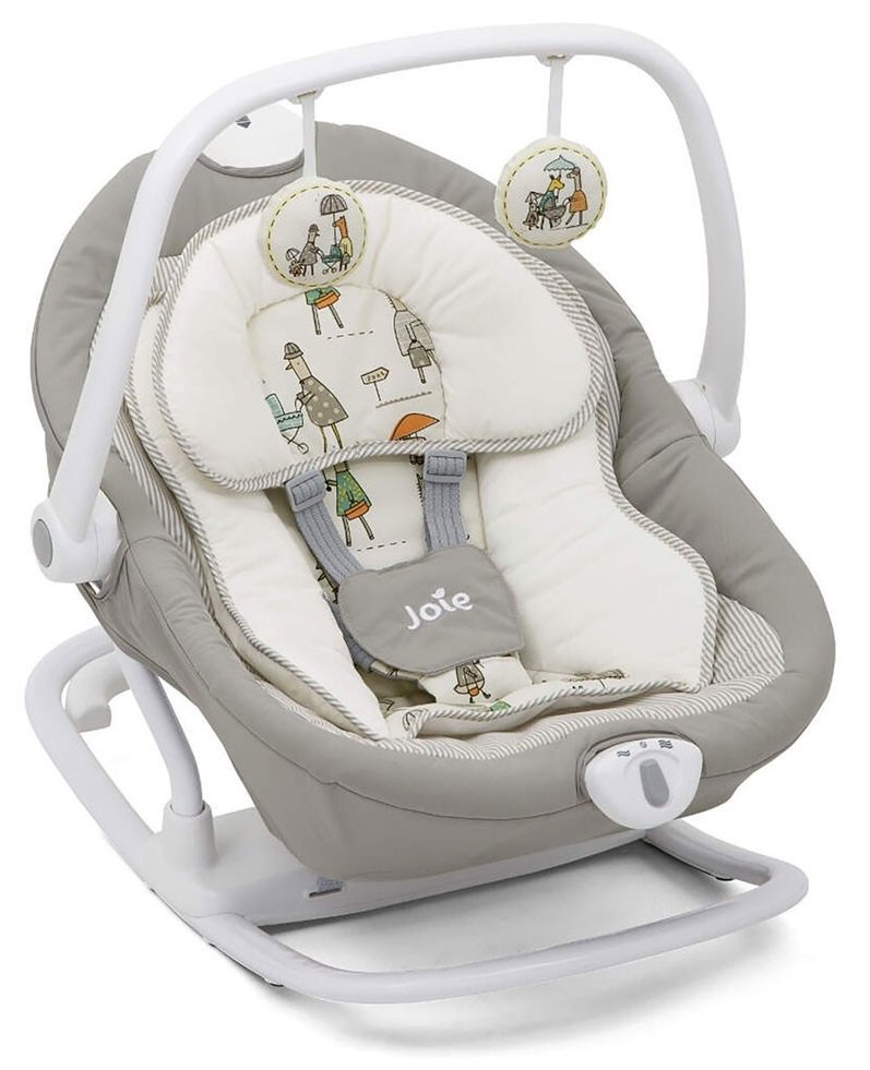 Электрокачель 2в1 Joie Sansa Fern Grey купить,0