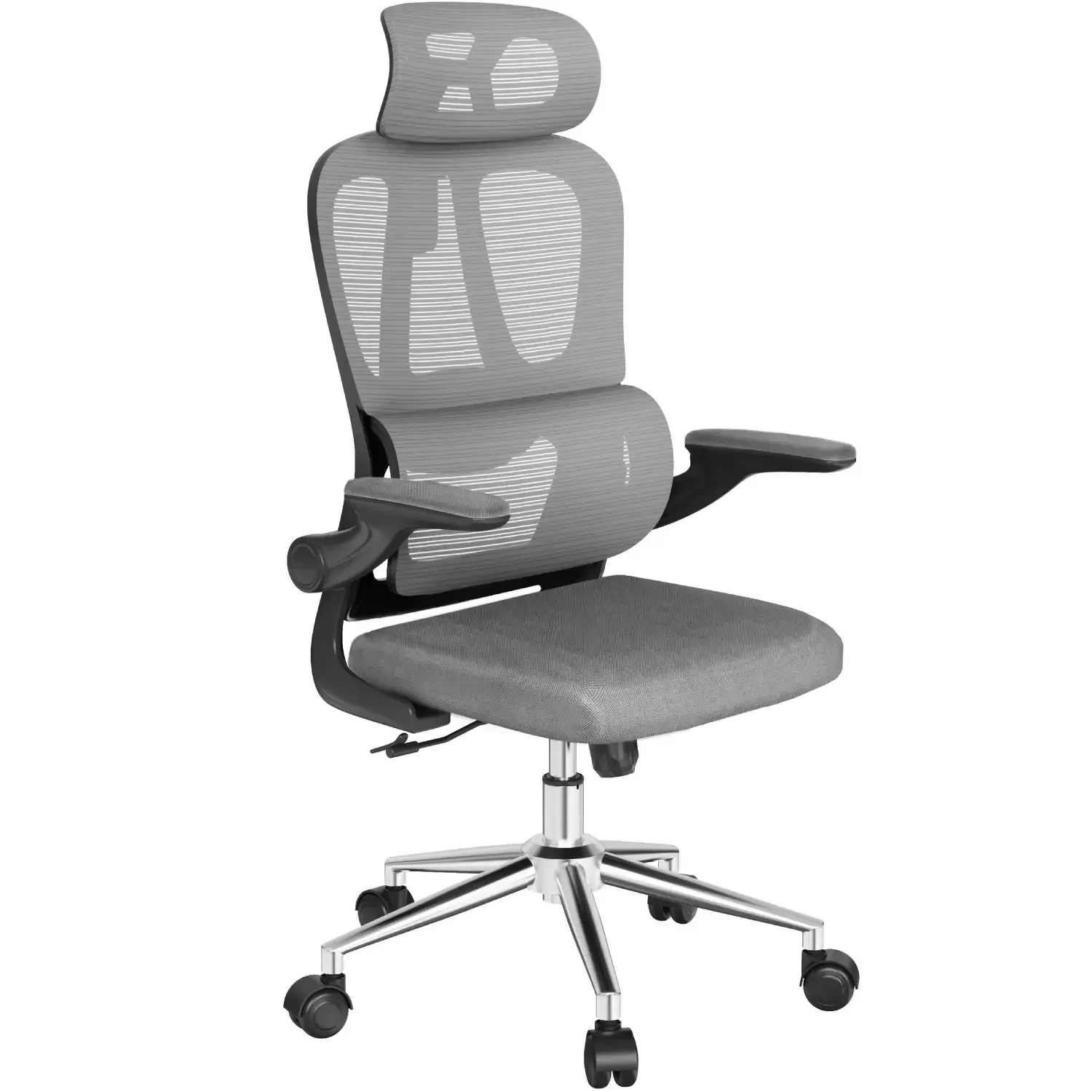 Офисное кресло Flexispot OC19G серое купить,NaN