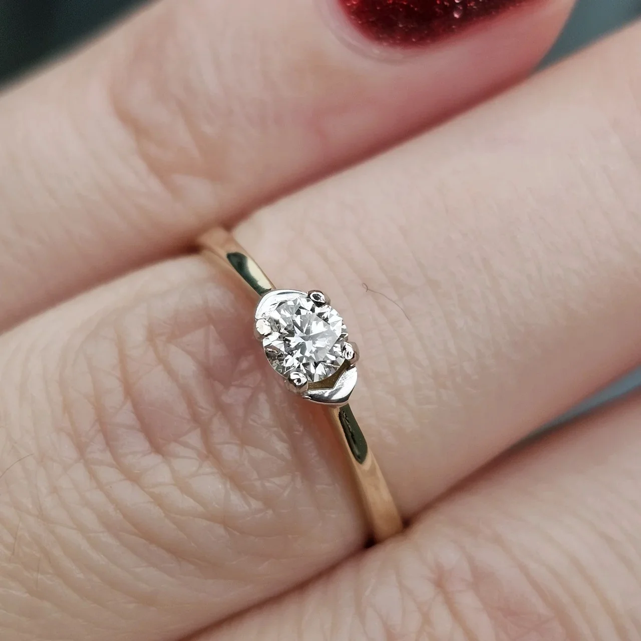 Кольцо Deimantas 112615896 16,5р 0,202ct. купить,NaN
