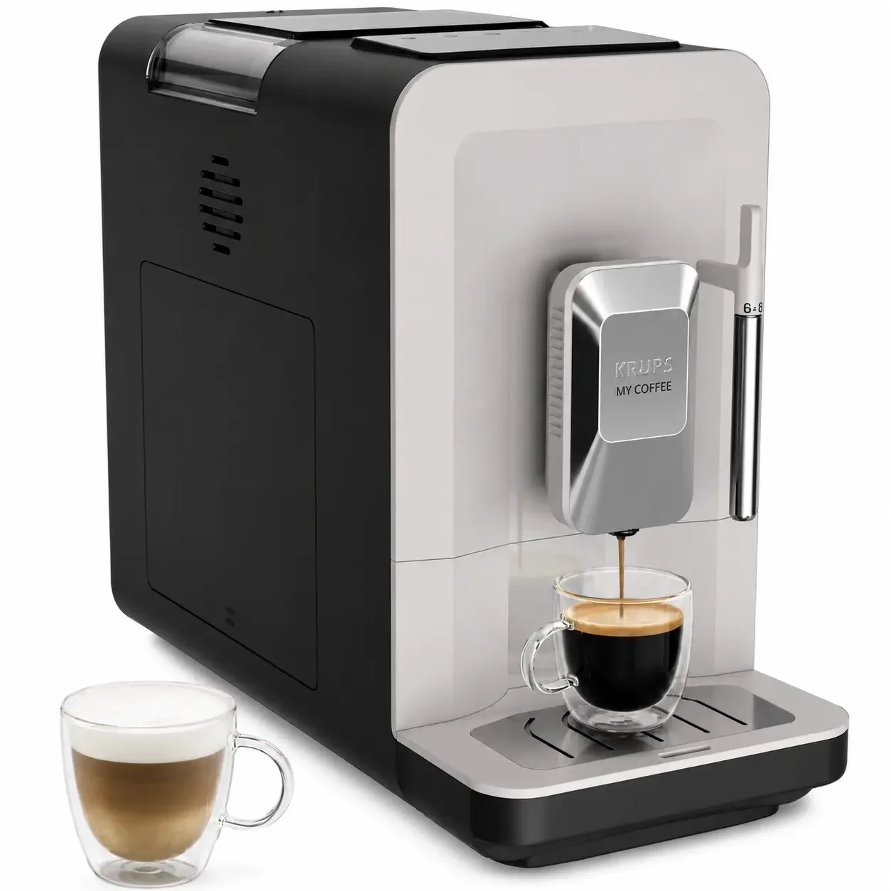 Кофемашина Krups EA 201BE0 Beige/black