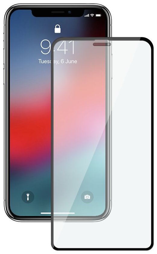  Стекло защитное BoraSCO Full Cover + Full Glue на iPhone XR купить,NaN