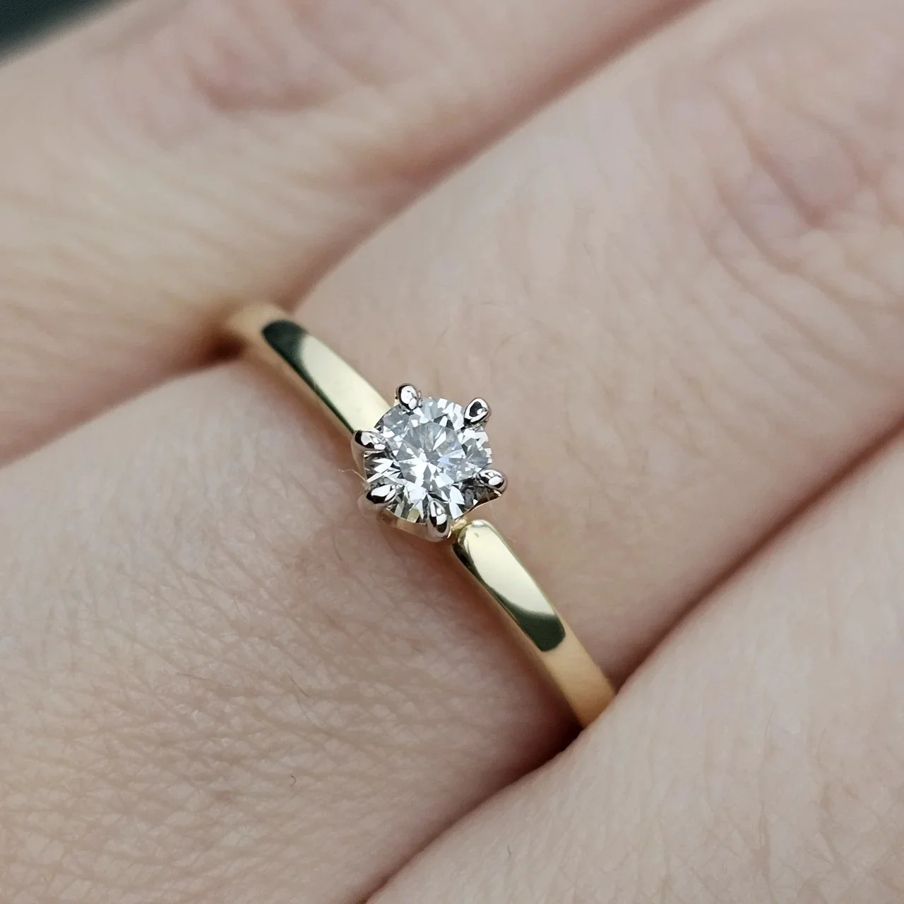 Кольцо Deimantas 112615887 17р 0,22ct. купить,NaN