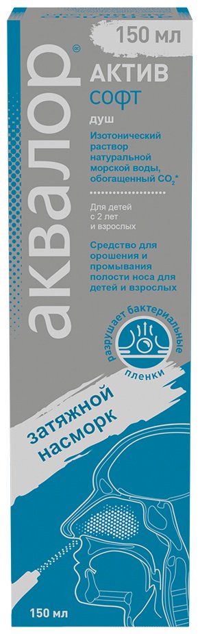 Аквалор Актив Софт спрей 150 мл