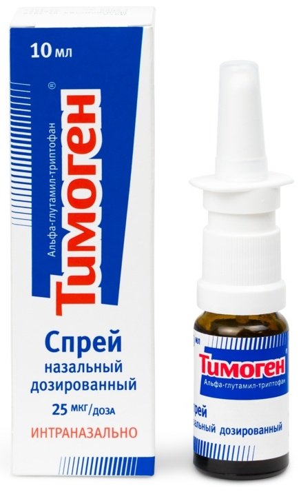 Тимоген спрей 25 мкг 10 мл