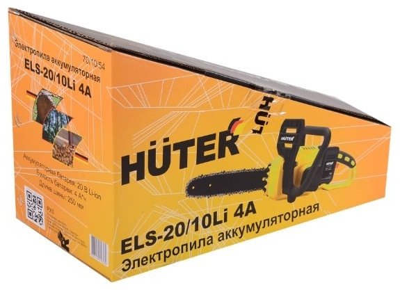 Цепная пила Huter аккумуляторная ELS-20/10Li 4A Huter - ForteMarket Цепная пила Huter аккумуляторная ELS-20/10Li 4A Huter купить,0