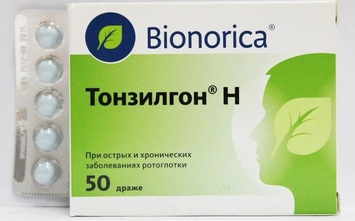 Тонзилгон Н таблетки 12 мг 50 шт