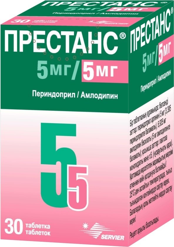 Престанс таблетки 5 мг &#43; 5 мг 30 шт