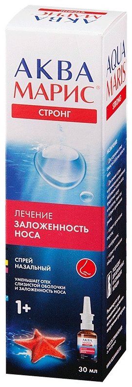 Аква марис Стронг для носа спрей 27.14 г 30 мл