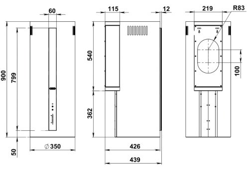 Вытяжка Kanzler D 531 S черный