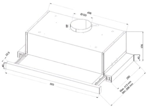 Вытяжка Kanzler D 544 W белый купить,NaN
