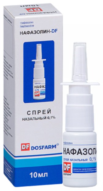 Нафазолин-DF спрей 0.1% 10 мл