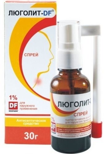 Люголит-DF спрей 1% 30 г