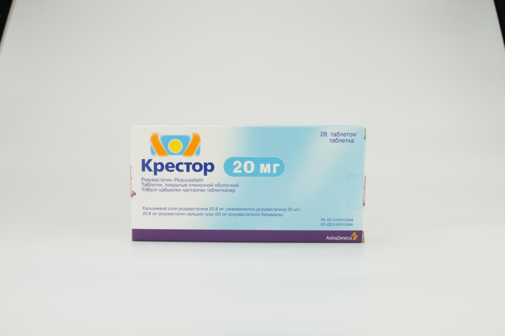 Крестор таблетки 20 мг 28 шт