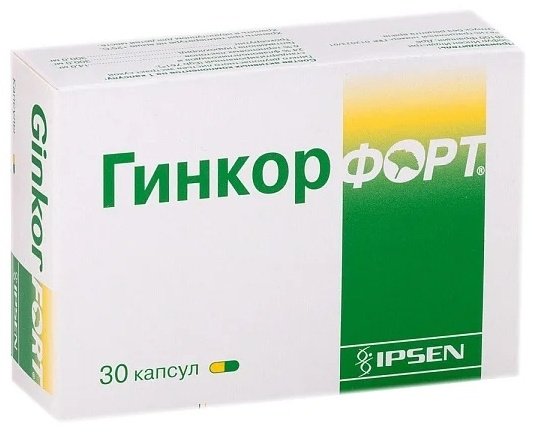 Гинкор Форт капсулы 300 мг 30 шт