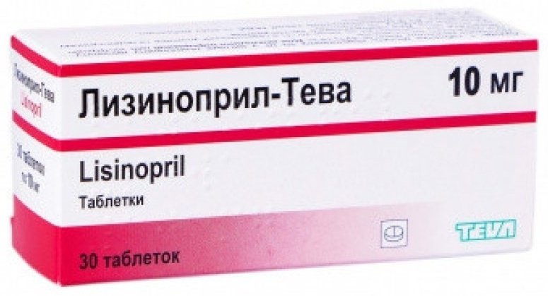 Лизиноприл-Тева таблетки 10 мг 30 шт - ForteMarket Лизиноприл-Тева таблетки 10 мг 30 шт купить,0