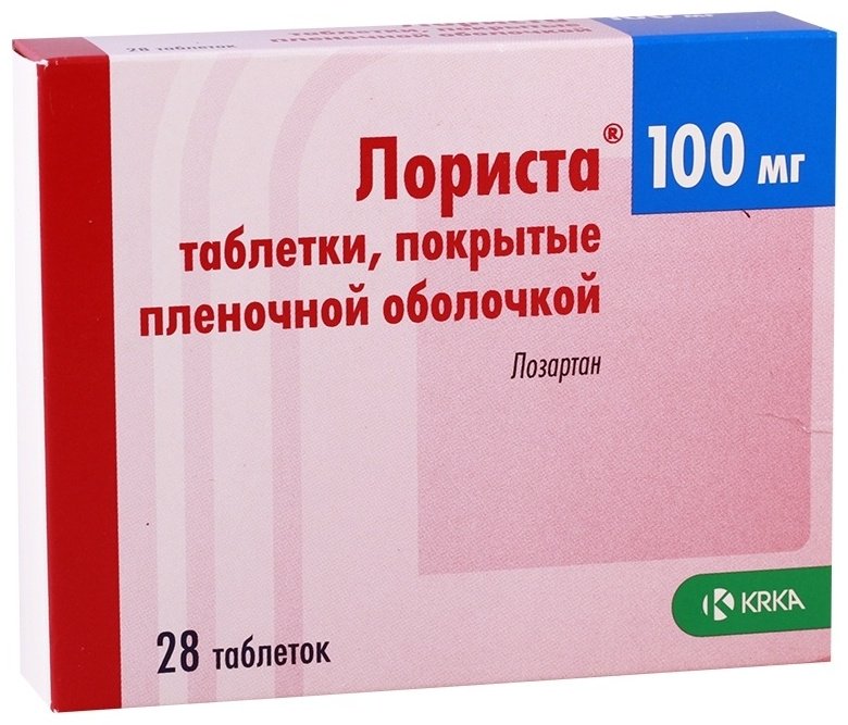Лориста таблетки 100 мг 28 шт