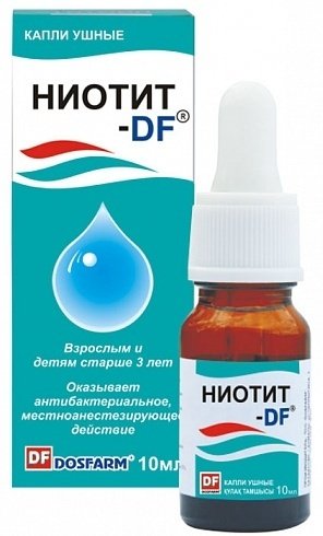 Ниотит-DF капли 0.1% 10 мл