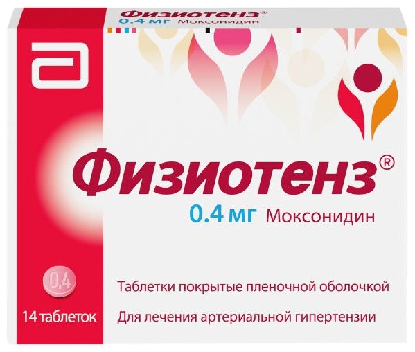 Физиотенз таблетки 0.4 мг 14 шт