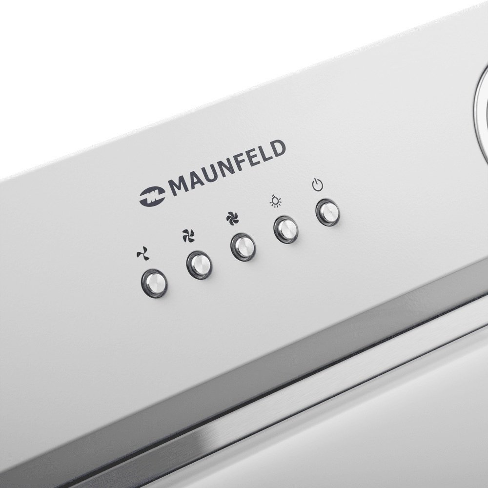 Вытяжка MAUNFELD TRAPEZE 602IG белый купить,0