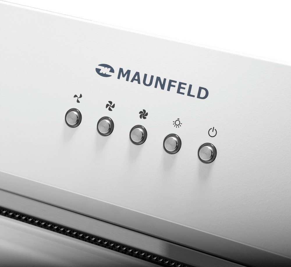 Вытяжка MAUNFELD TRAPEZE 602IG белый купить,0