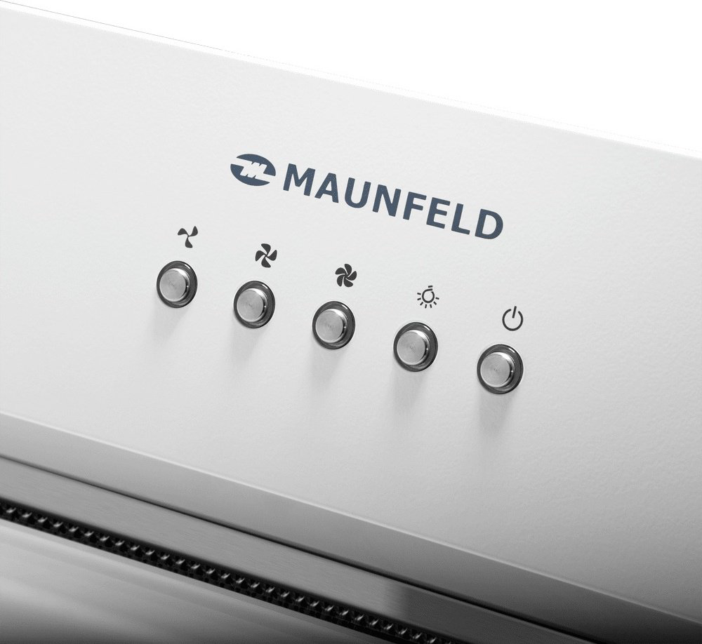 Вытяжка MAUNFELD TRAPEZE 602IG белый купить,NaN