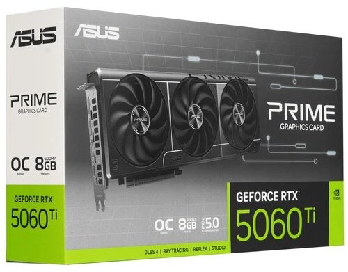 Видеокарта ASUS RTX 5060 Ti Prime 8GB OC Edition PRIME-RTX5060TI-O8G 8 Гб - ForteMarket Видеокарта ASUS RTX 5060 Ti Prime 8GB OC Edition PRIME-RTX5060TI-O8G 8 Гб купить,0