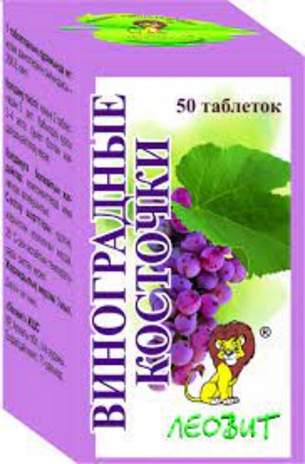 Леовит Виноградная косточка 50 таблеток