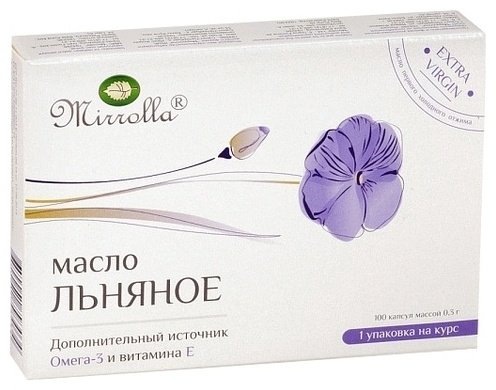 Льняное масло 300 мг № 100 капсул купить,NaN