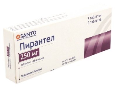 Пирантел таблетки 250 мг 3 шт