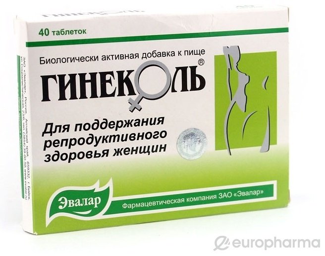 Эвалар ЗАО Гинеколь таблетки 40 шт