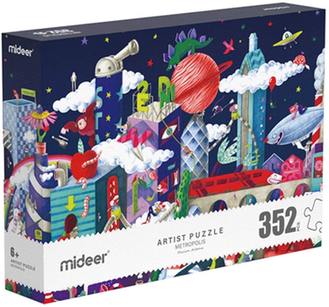 Mideer Пазл «Мегаполис» – 352 элемента MD3178
