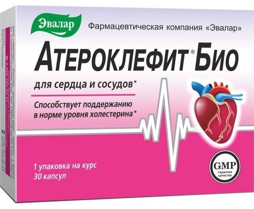 Эвалар ЗАО Атероклефит БИО таблетки 30 шт