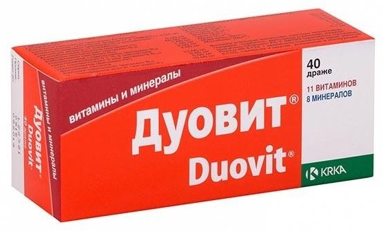 KRKA Дуовит таблетки 40 шт