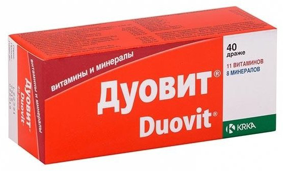 KRKA Дуовит таблетки 40 шт купить,NaN