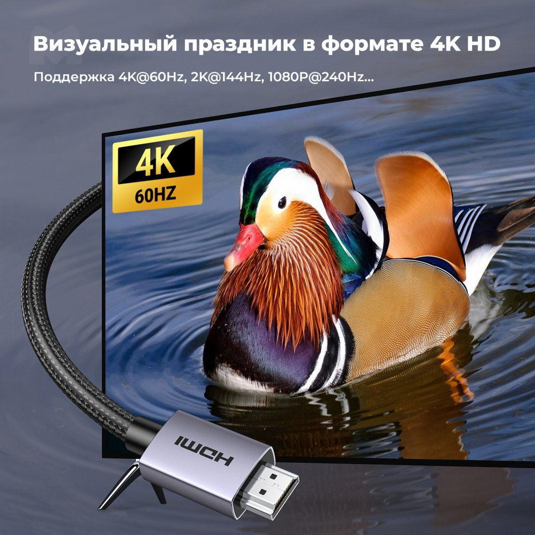 Кабель Ugreen HDMI - HDMI 1 м 25297 купить,NaN