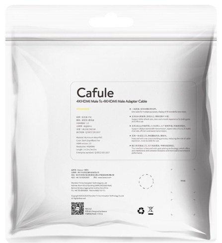 Кабель Baseus CADKLF-H01 HDMI - HDMI 5 м купить,NaN