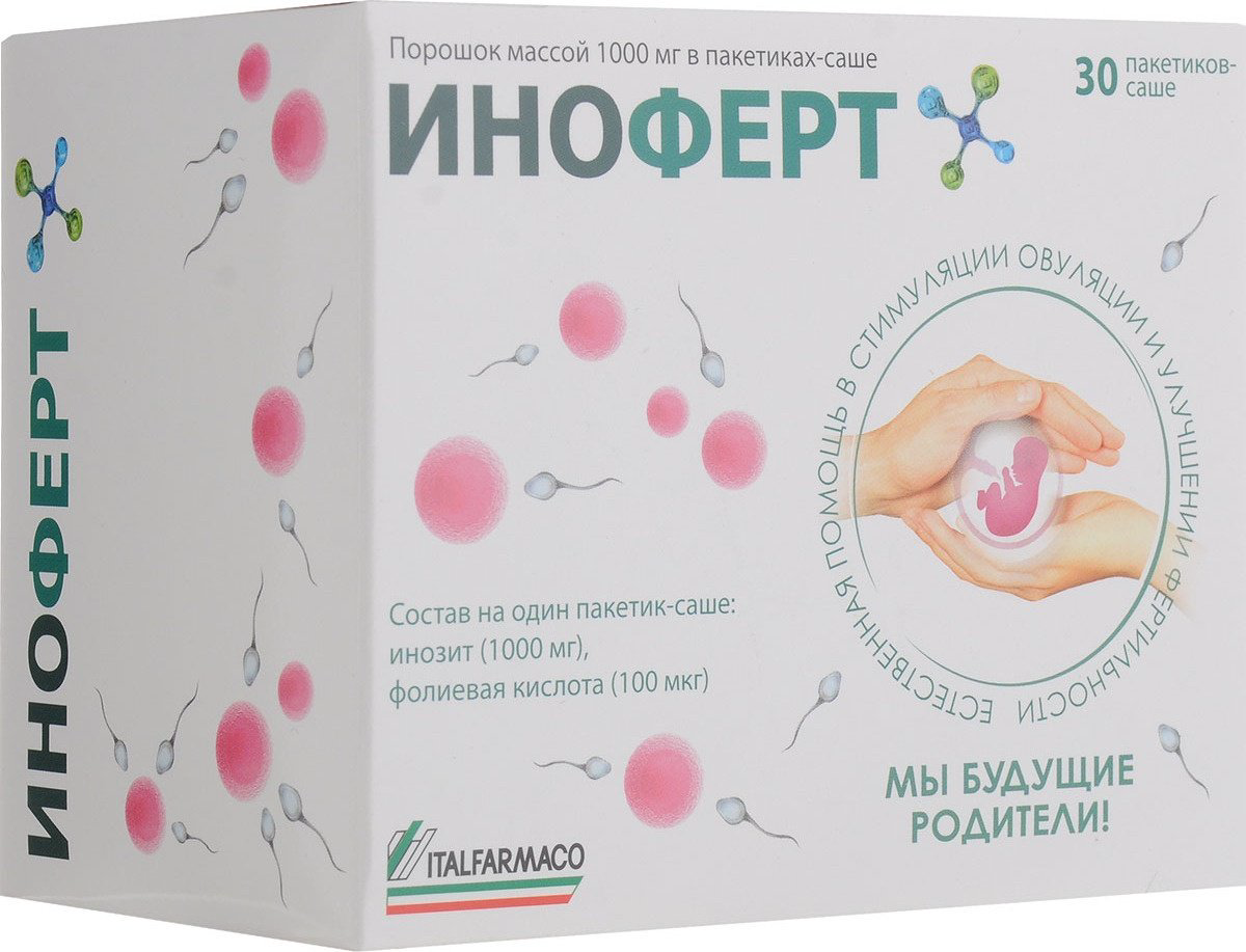 Italfarmaco S.p.A. БАД Иноферт 1000 мг 30 саше купить,NaN