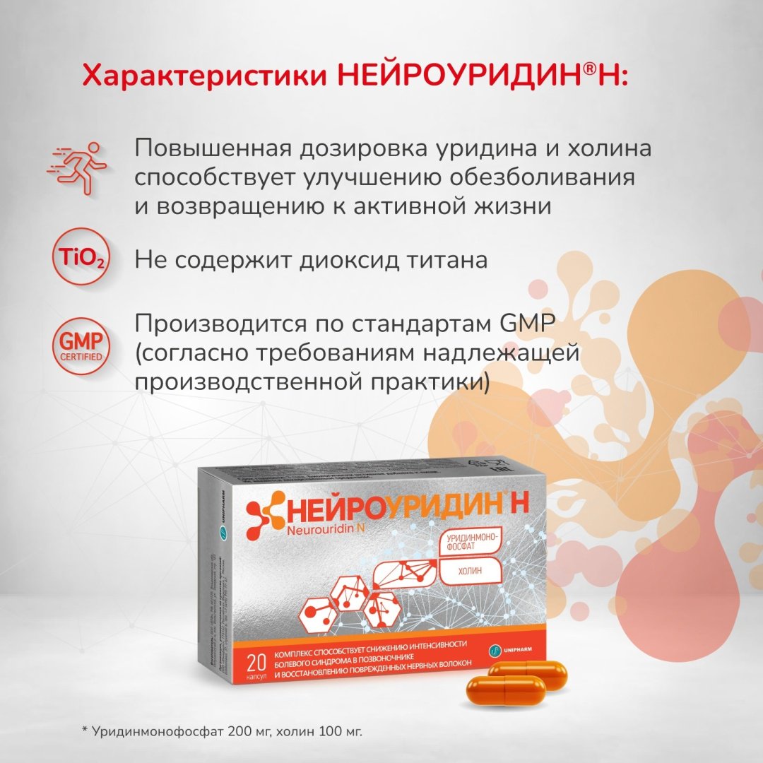 ВТФ Нейроуридин Н капсулы 20 шт купить,0
