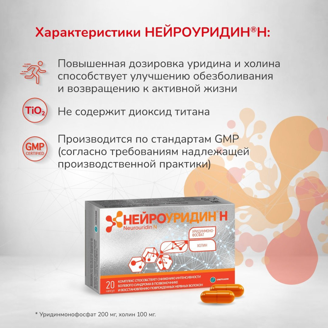ВТФ Нейроуридин Н капсулы 20 шт купить,NaN