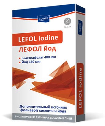 LAMYRA БАД Лефол йод 30 таблеток