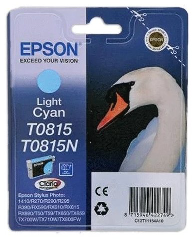 Картриджи Epson C13T11154A10 голубой