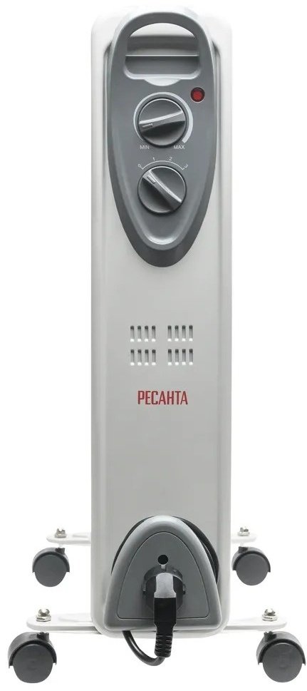 Масляный радиатор Ресанта ОМ-12А белый купить,0