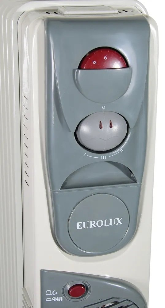 Масляный радиатор Eurolux ОМ-EU-9НВ белый купить,0
