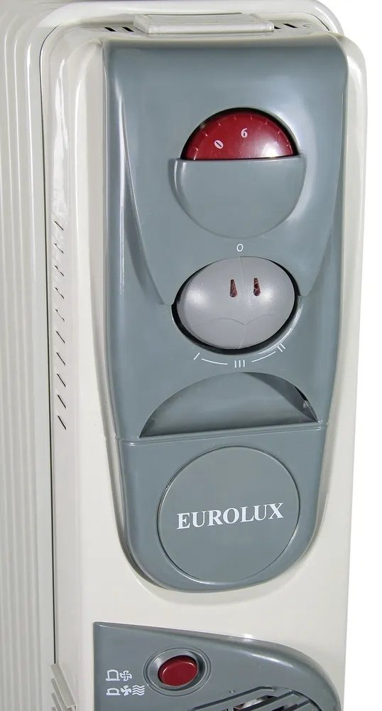 Масляный радиатор Eurolux ОМ-EU-9НВ белый купить,NaN