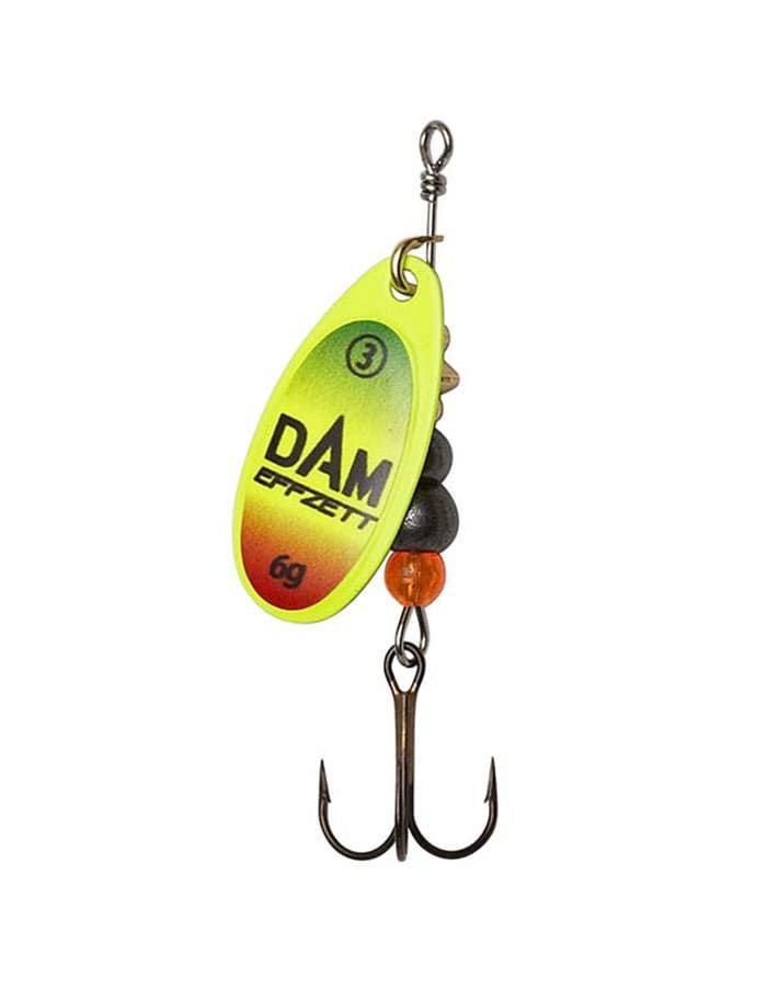 Блесна DAM Effzett Fluo Spinner №5 12гр Trio купить,NaN
