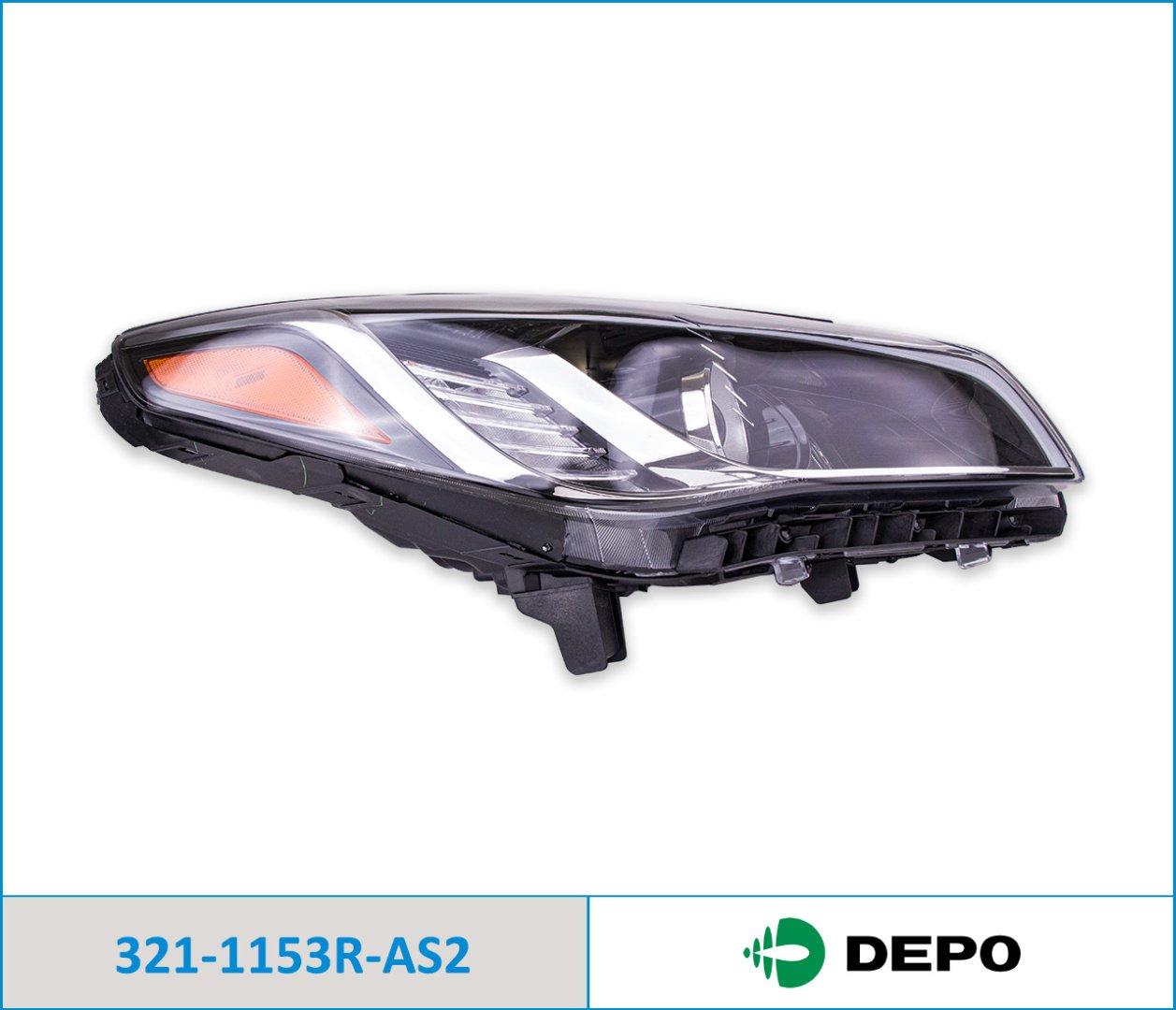 DEPO блок фара 3211153RAS2 купить,NaN