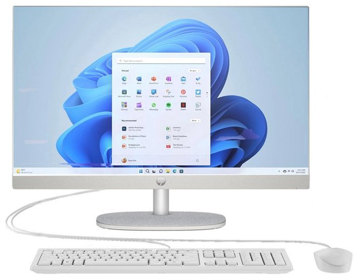 Моноблок HP All-in-One 24-cr1006ci A16KREA белый купить,NaN
