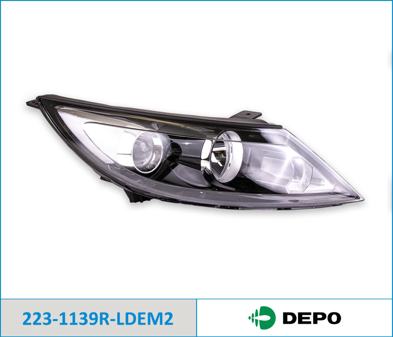 DEPO блок фара 2231139RLDEM2 купить,NaN